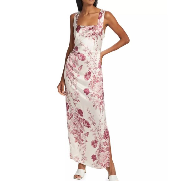 Reformation Earl Silk Dress - Christa - Picture 2 of 8